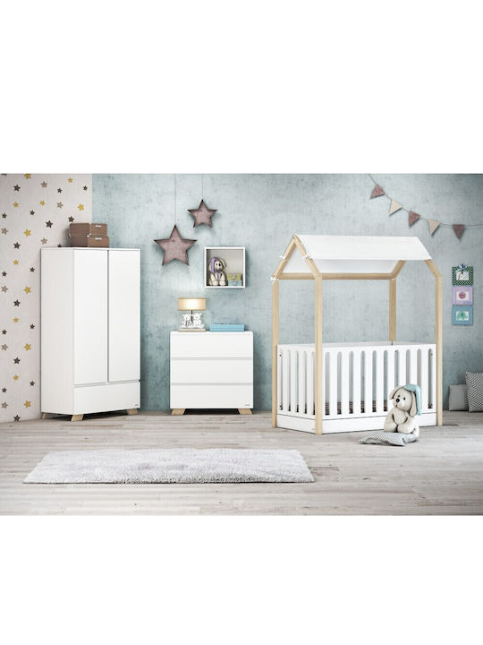 Casababy Κούνια Montessori La Maison Λευκή