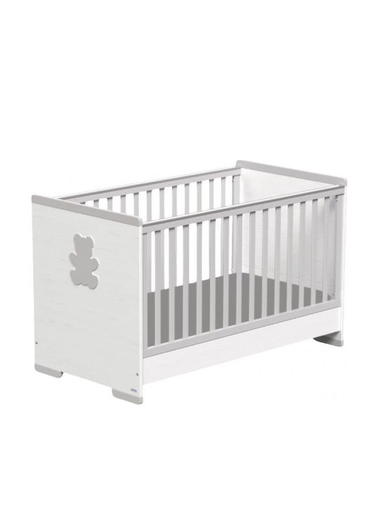 Casababy Κούνια Smart White & Grey με Στρώμα