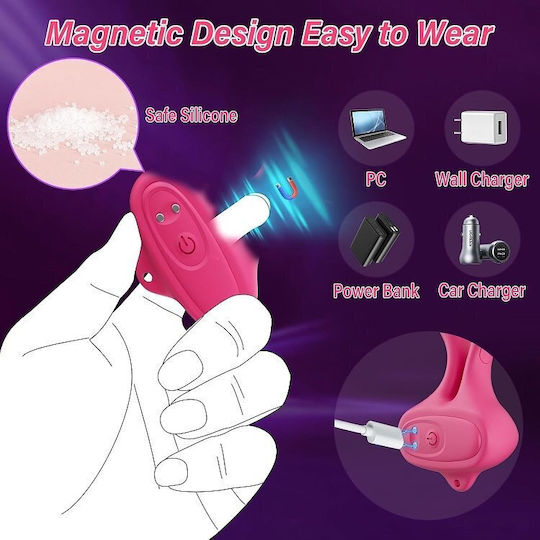 SMD Smooth Operator, 2-in-1 Nipple Stimulator & Clitoral Vibrator Clitoral Vibrator Pink