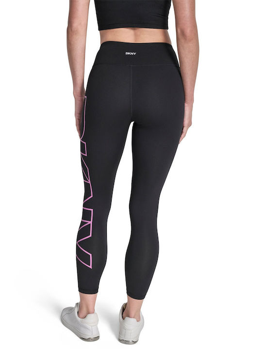 Women's Cropped Firming High Waist Leggings Black DP4P3453 QG9