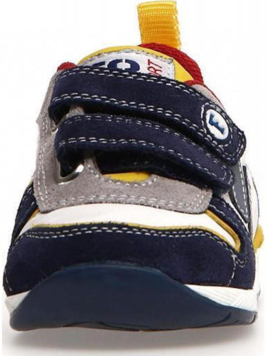 Hack 2 Παιδικά Sneakers Ανατομικά με Σκρατς Λευκά