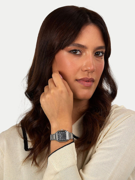 Karl Lagerfeld Women's Watch with Silver Metal Bracelet