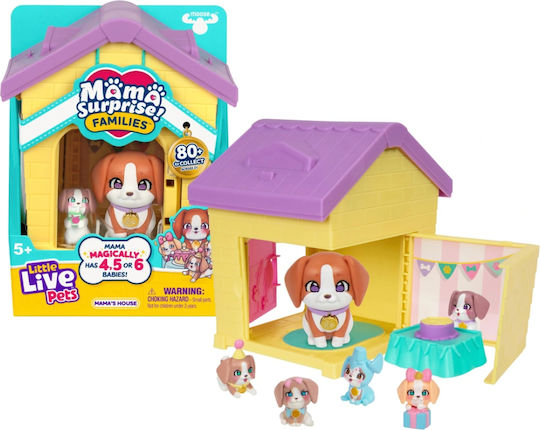 Jucărie Miniatură Mama Surprise Families Mamas Micile animale de companie vii pentru 5+ Ani