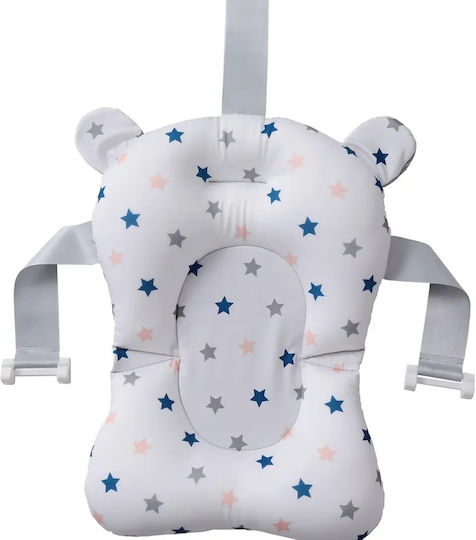 Little Mom Faltbare Babybadewanne mit Thermometer Rosa