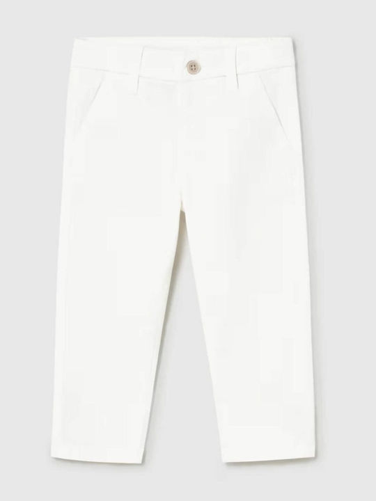 Kids Chino Trousers White