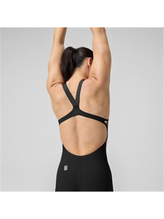 Speedo Fastskin Lzr Pure Valor 2.0 Openback Kneeskin 1585919136 Women's One Piece Competition Swimsuit Black