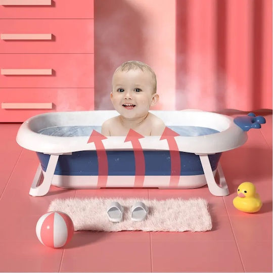 Little Mom Faltbare Babybadewanne Blau