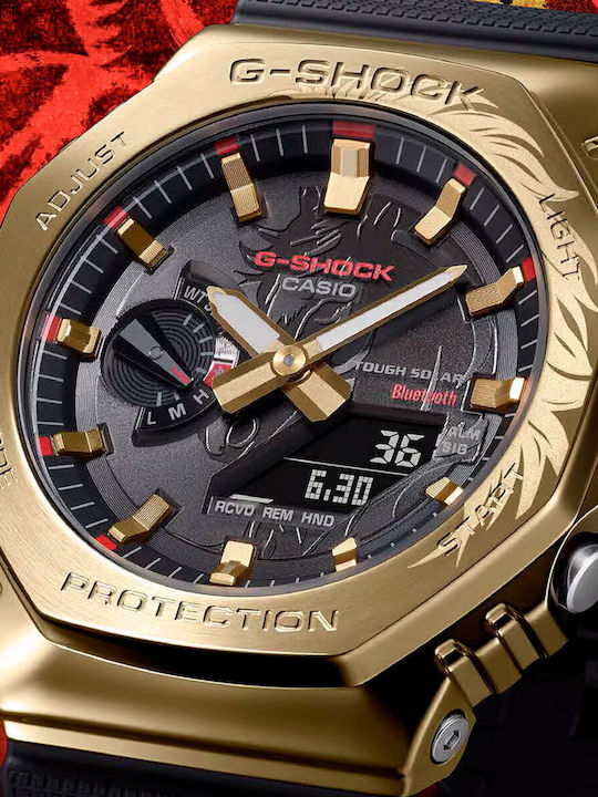 Casio G-shock Ρολόι Solar με Καουτσούκ Λουράκι Casio G-shock Ρολόι Solar με Καουτσούκ Λουράκι