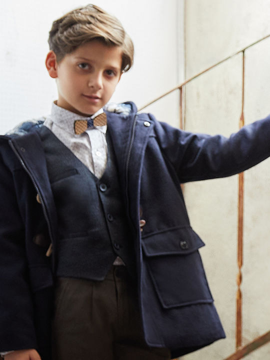Kids' Coat Montgomery Long with Hood Blue