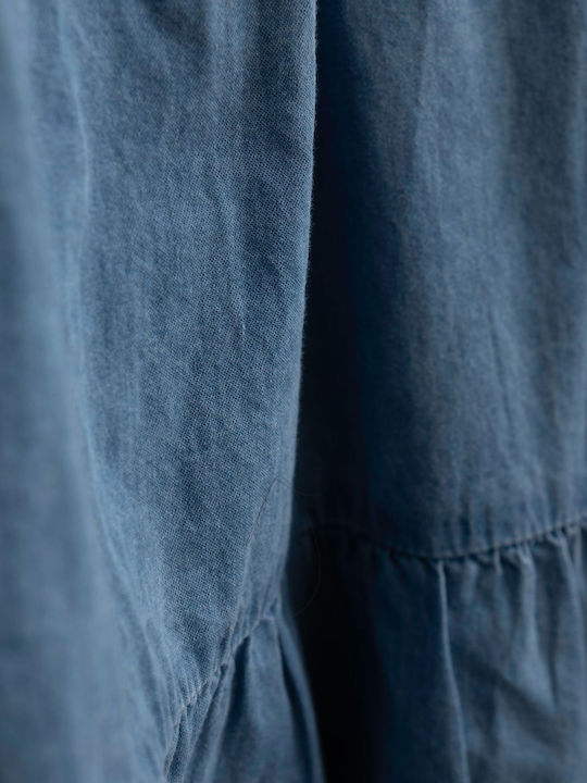 Children's Dress Denim Blue