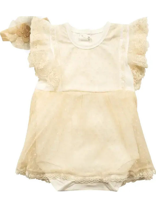 Rochie pentru Copii Din tul Beige