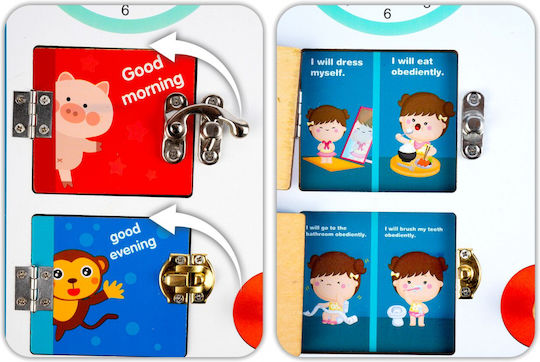 MalPlay Educational Game Letters & Numbers made of Wood