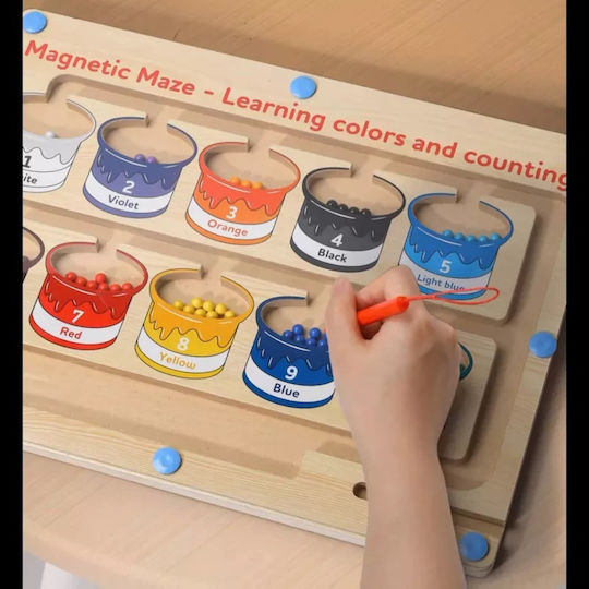 NICEkids Montessori Joc Educațional din Lemn pentru 3+ Ani