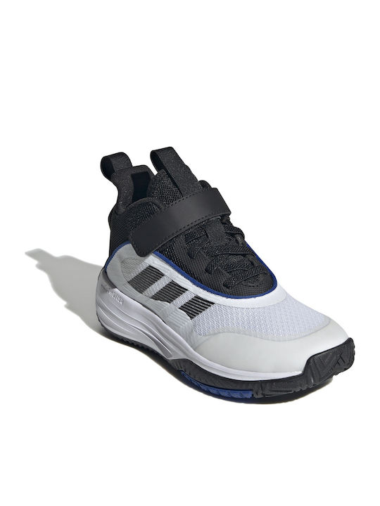 Ownthegame Ownthegame 3.0 K Kids Sports Shoes Basketball with Hoop & Loop Closure Cloud White / Core Black
