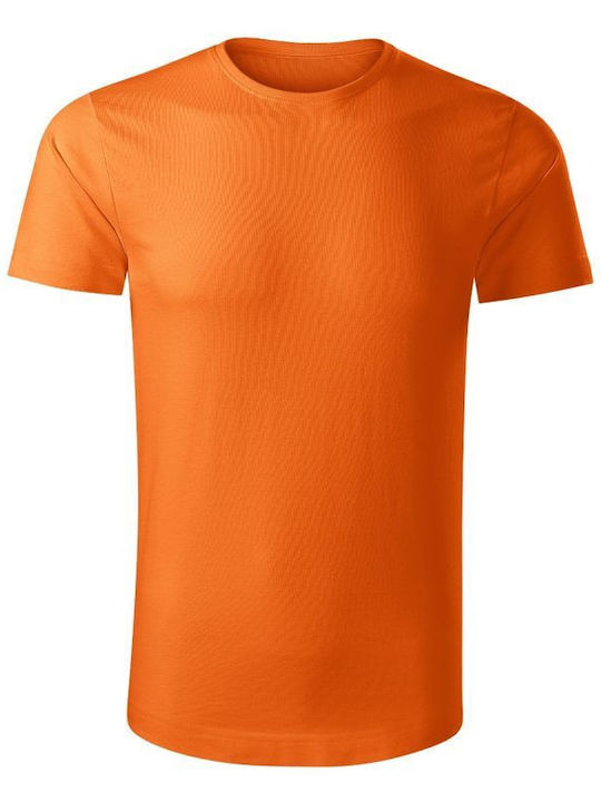 Malfini Ανδρικό Διαφημιστικό T-shirt Κοντομάνικο Orange
