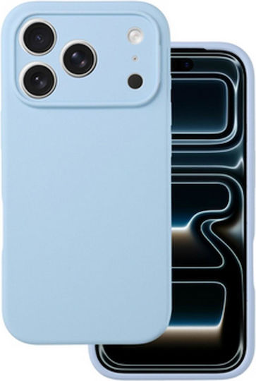 Back Cover Silicon / Plastic Albastru deschis (iPhone 17 Pro Max)
