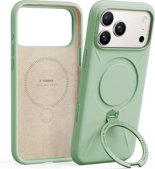 Torras Qpro 360 Full Cover Silicon Verde (iPhone 17 Pro Max)