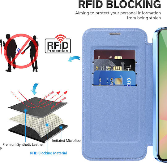Techsuit Smartmag Buchen Sie Silikon Hellblau (Samsung Galaxy A57 5G)
