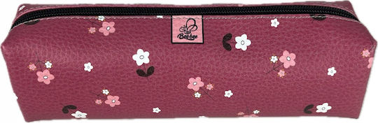 Pencil Case Bee-bee Pencil Case Rectangular Cube Flowers On The Cherry