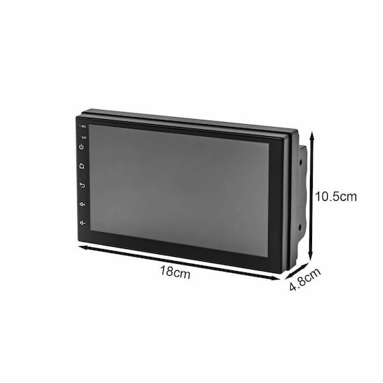 PerVoi Ηχοσύστημα Αυτοκινήτου 2DIN (Bluetooth/USB/WiFi/GPS/Apple-Carplay/Android-Auto)