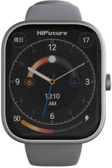 HiFuture Lume Смарт Часовник Алуминий С Пулсомер Сив Large