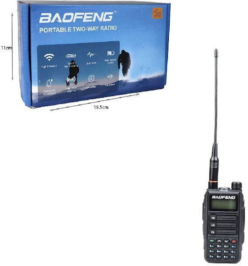 Baofeng UV-16 Transmițător Wireless UHF/VHF cu Ecran Monocrom