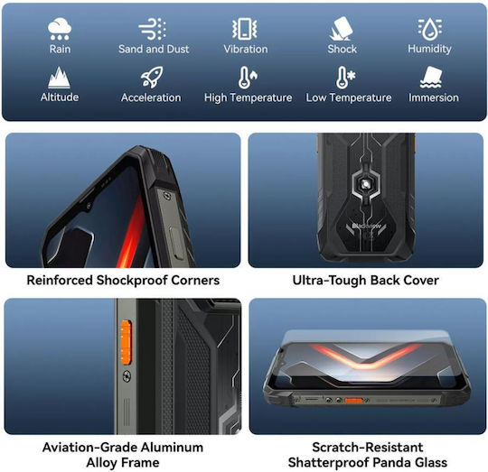 BlackView Rock 1 Pro Dual SIM (8GB/256GB) Resistant Smartphone Black