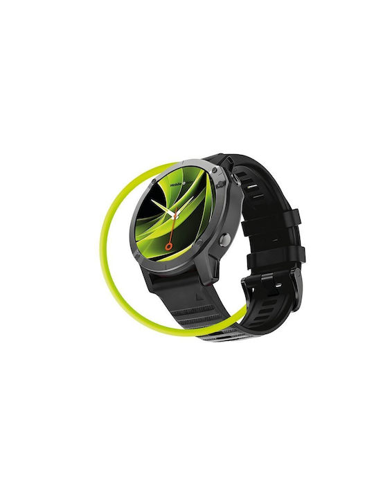 Mobile Origin Einfaches Silikon-Tragbares Band 20mm Schwarz