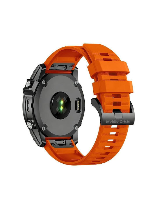 Mobile Origin Einfaches Silikon Tragbare Bänder 20mm Orange Mo-ess-20-org
