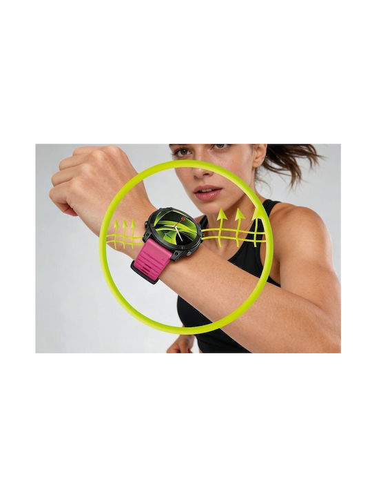 Mobile Origin Easy Strap Silicone Watch 20mm Pink Mo-ess-20-pnk