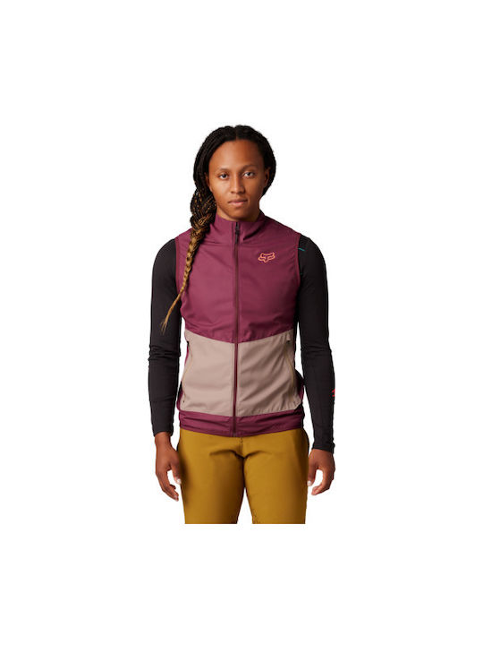 Fox Ranger Wind Cycling Windbreaker Jacket Sleeveless Red