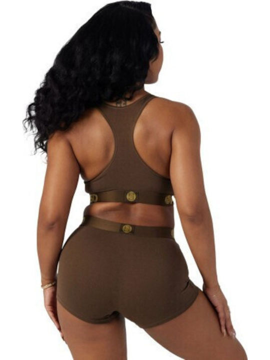 Women's Bra without Padding Cocoa