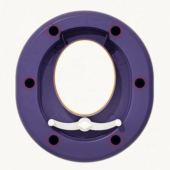 Little Mom Kleinkinder-Toilettensitz BH-6026 mit Griffen Graue