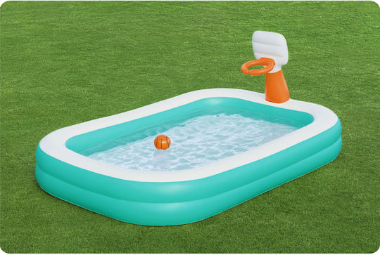 Bestway Piscină Pentru Copii Gonflabilă 636lt 251x168x102cm Turcoaz