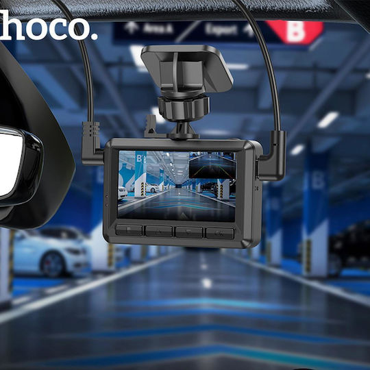 Hoco DV2 1080P Windshield Car DVR, 2.45" Display with Adhesive Tape