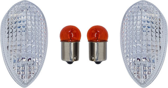 Κρυσταλλα Σετ Φλας Διαφανα Yamaha Tdm 900 Crypton-x 135 Σετ 2 Τεμαχιων