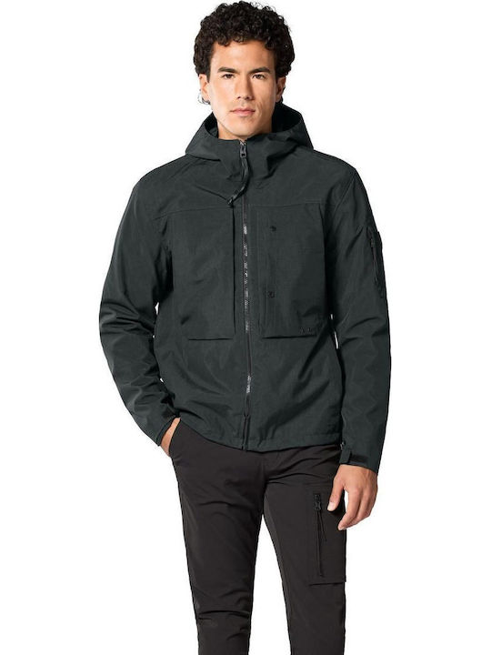 Rev'IT Danforth H2O Winter Men's Motorcycle Jacket Waterproof Black