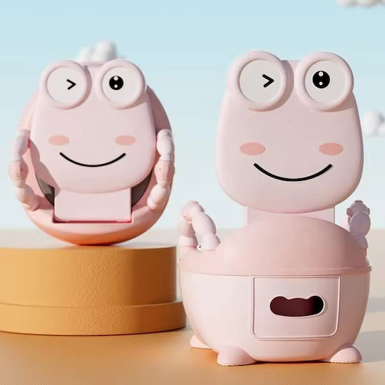 Little Mom Potties Toilet with Lid Pink