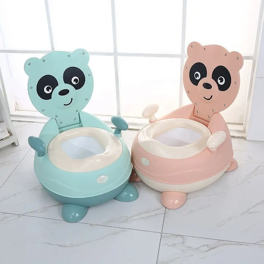 Little Mom Potties Toilet with Lid Green