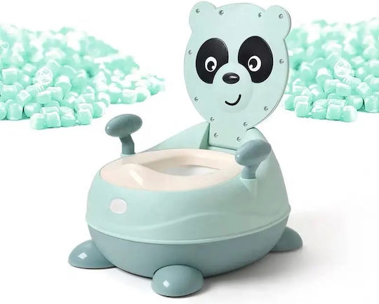 Little Mom Potties Toilet with Lid Green