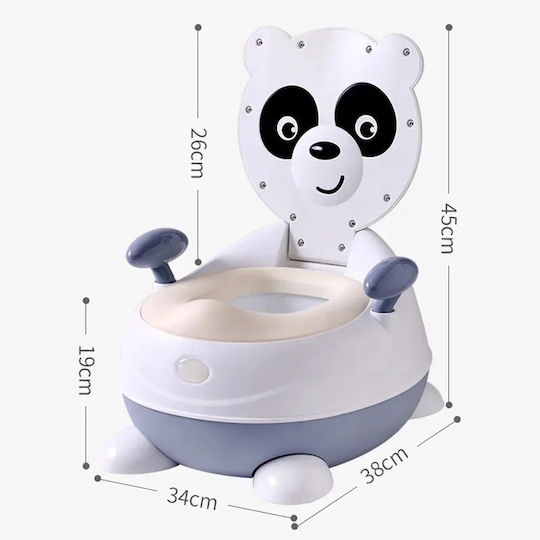 Little Mom Potties Toilet with Lid Green