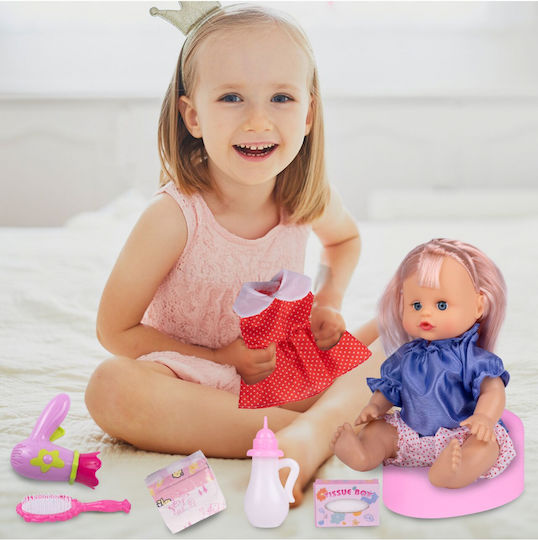 MalPlay Set papușă bebe 46 cm.