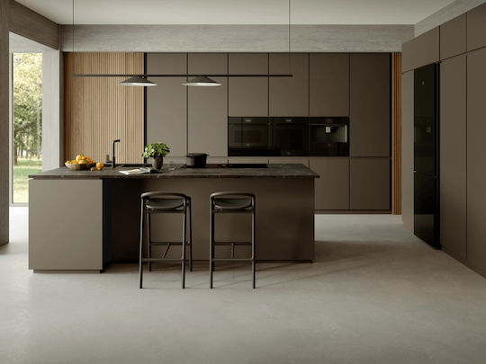 Bertazzoni Automat de Espresso Incorporabilă 1350W Presiune 15bar pentru Cappuccino Neagră