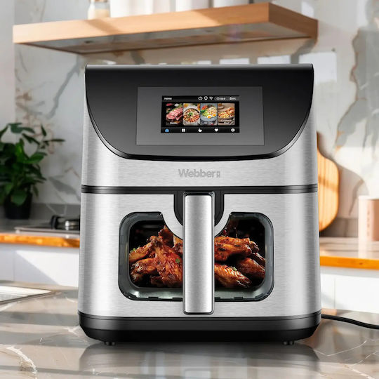 Webber Air Fryer with Wi-Fi 8lt Silver