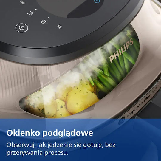 Philips Ovi Air Fryer 7.2lt Μαύρο