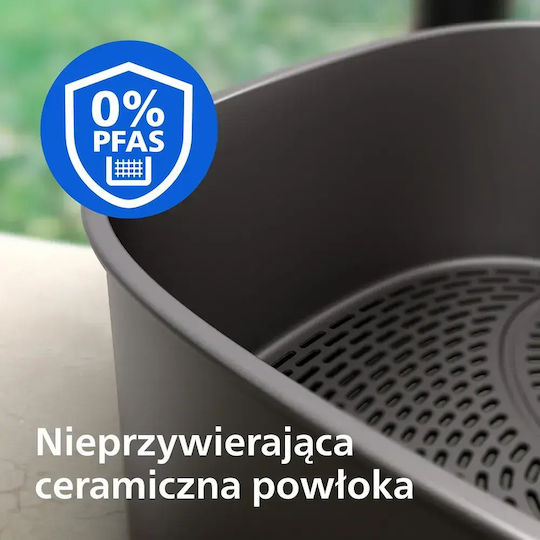 Philips Ovi Dual Basket Air Fryer with Wi-Fi and Double Removable Container 10l Black