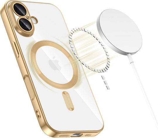 Techsuit Luxury Crystal Umschlag Rückseite Transparent (iPhone 17)