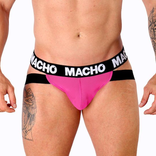 Macho Underwear Jockstrap Sexy pentru bărbați Roz
