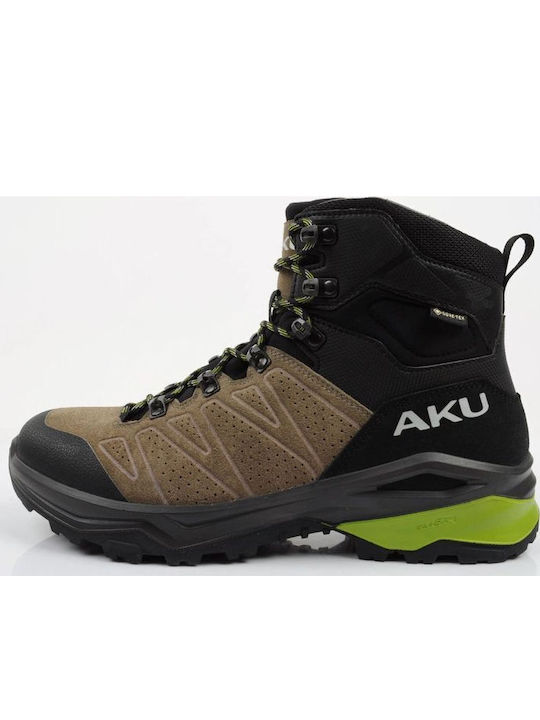 Aku Încălțăminte de Drumeție pentru Bărbați Tip Botine Impermeabile cu Membrană Gore-Tex Negre
