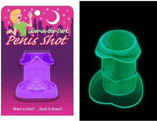Kheper Games Glow In Dark Glass Penis